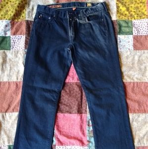 EUC J. Crew women's black hipslung jeans.  29.